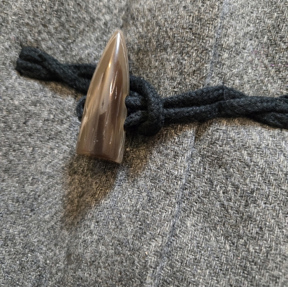 Banana Republic Gray Wool Blend Zip Up Collar Jacket Medium - Picture 12 of 12